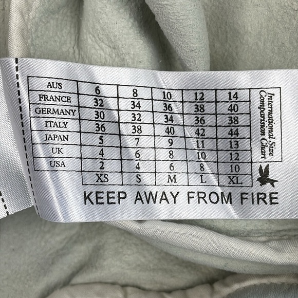 NWT One Teaspoon Super Moto Leather Crewneck Sweatshirt Ivory White Sz XS - Picture 12 of 16